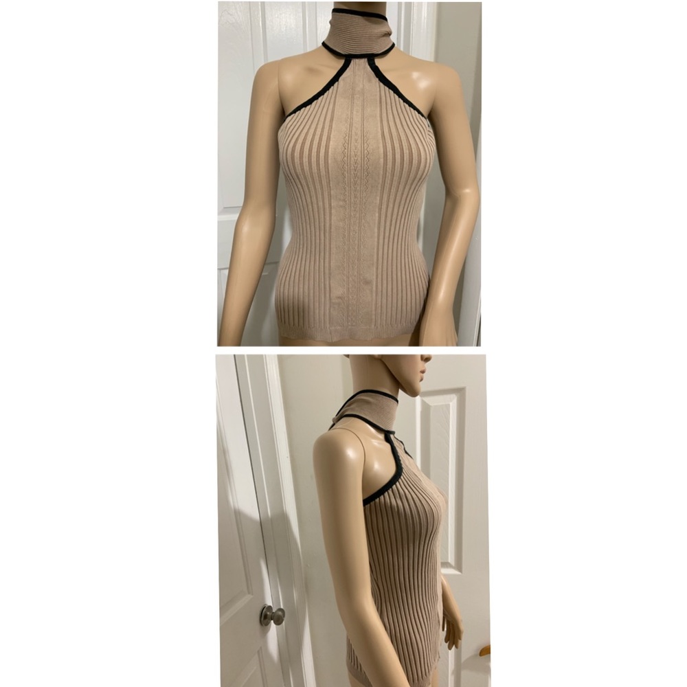 Vintage Wayne Rogers halter sweater medium